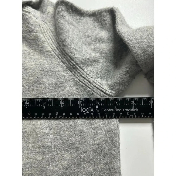 J Crew Sweater Dress Womens Small Gray Turtle Neck Merino Wool Alpaca Blend - Picture 4 of 7